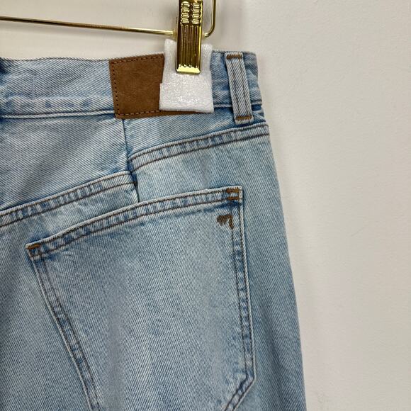Madewell Superwide Leg Jeans Cather Wash Button Front Blue High Rise US 26 NWT - Picture 13 of 16
